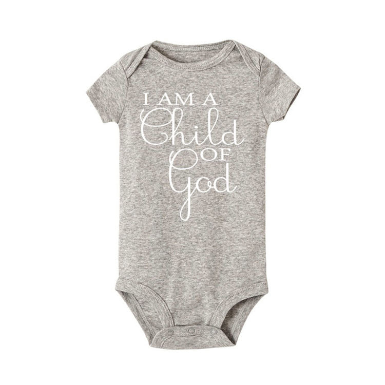 Baby Short Sleeve Casual Baby Bodysuit