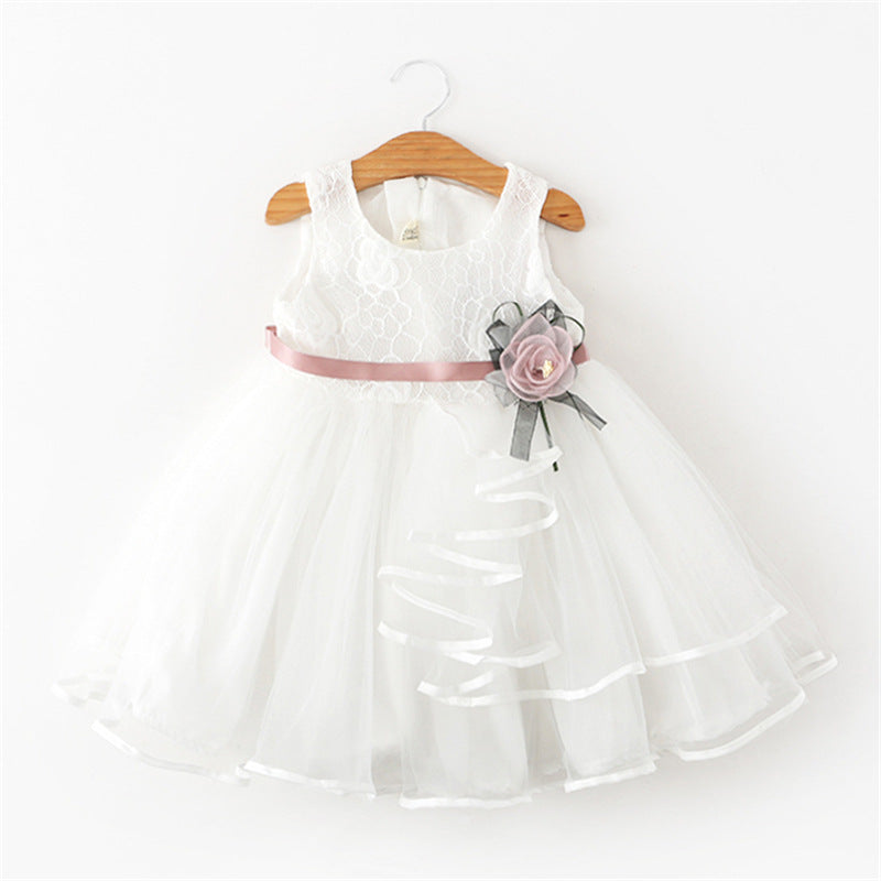 Dress Lace/Ribbon Flower Girl Dress