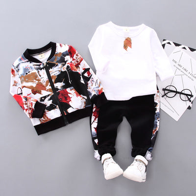 Boys Handsome Three-Piece Outfit