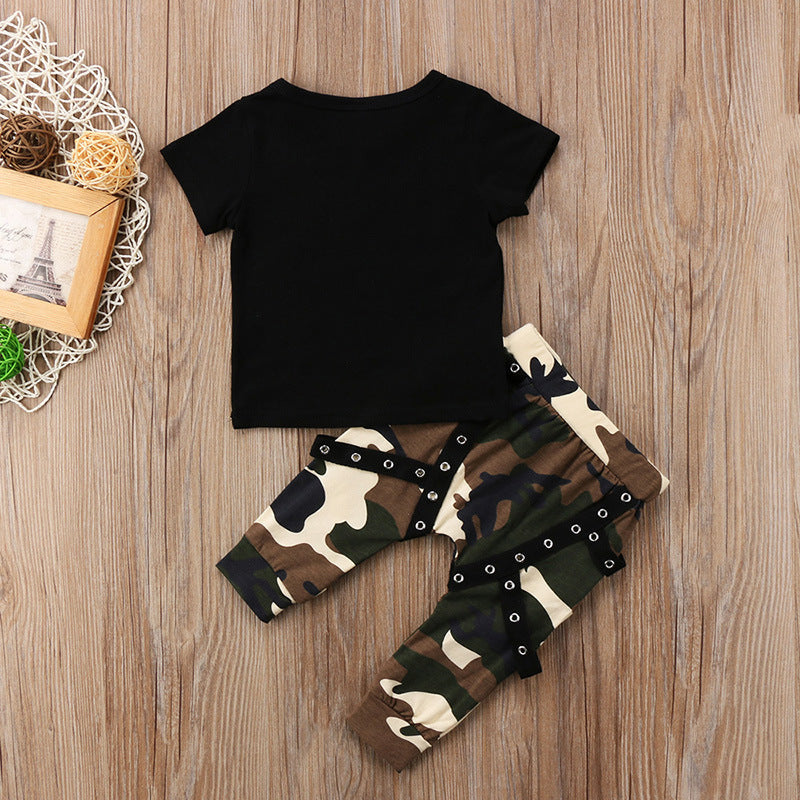 Baby Boys King Camo Set