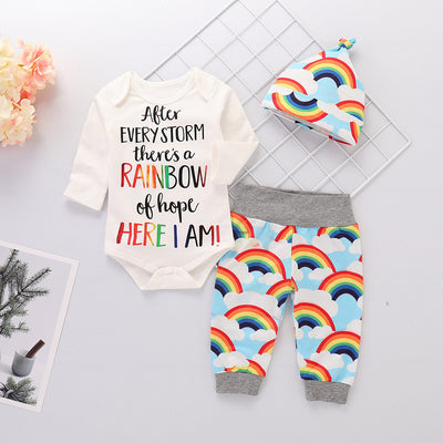 Unisex Rainbow Baby set