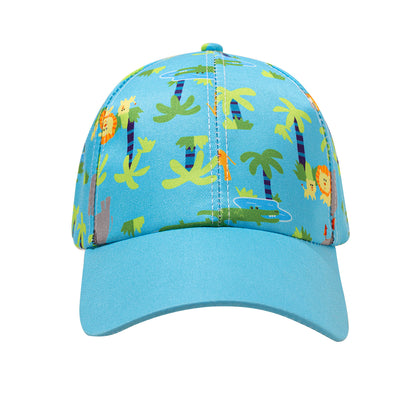 New Cartoon Print Adjustable Children's Baseball Cap Four Seasons Casual Baby Hat