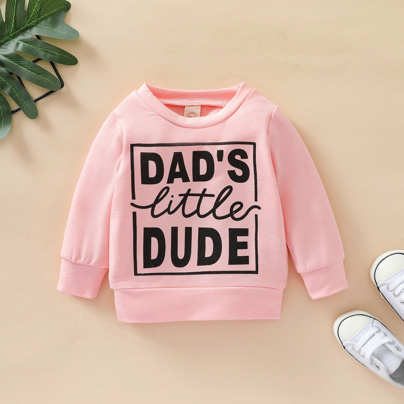 Boys Dads Little Dude Sweatshirt Top