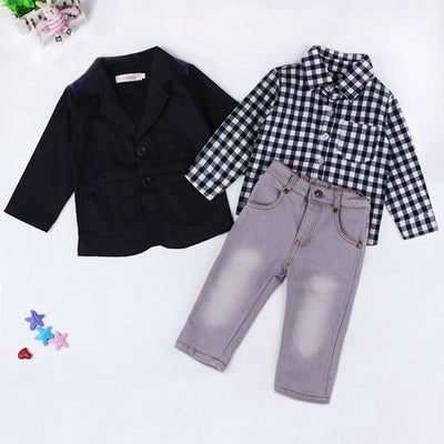 Children's Shop the Look - Jacket Shirt Jeans & Belt Set