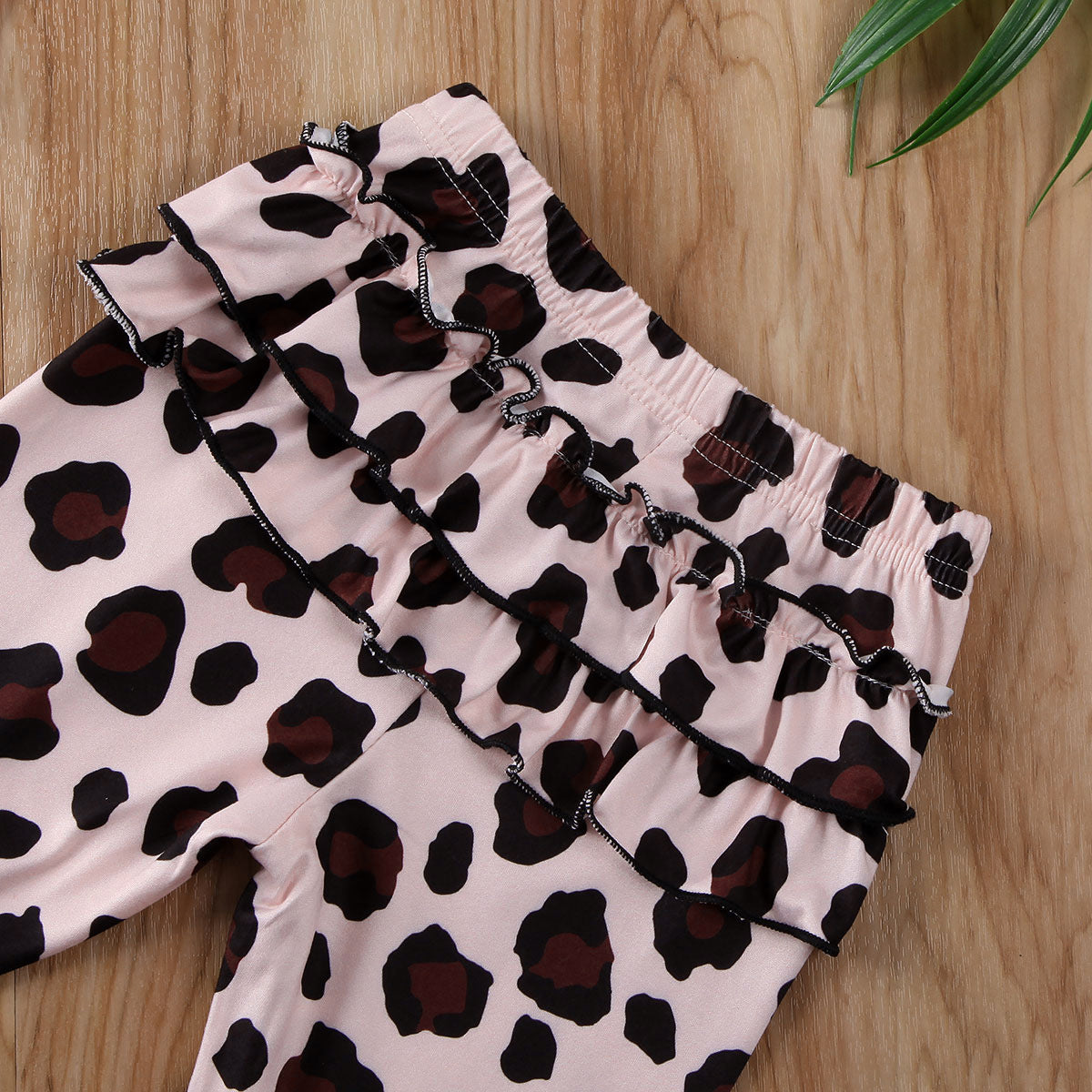 Letter printed romper three-piece suit