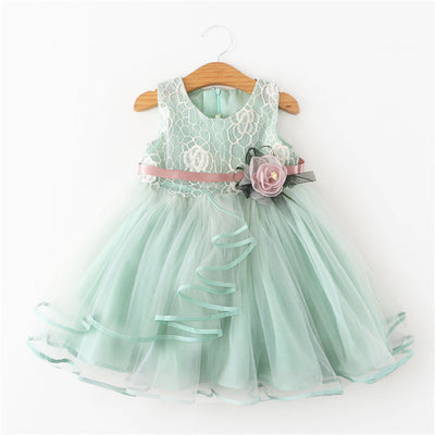 Dress Lace/Ribbon Flower Girl Dress