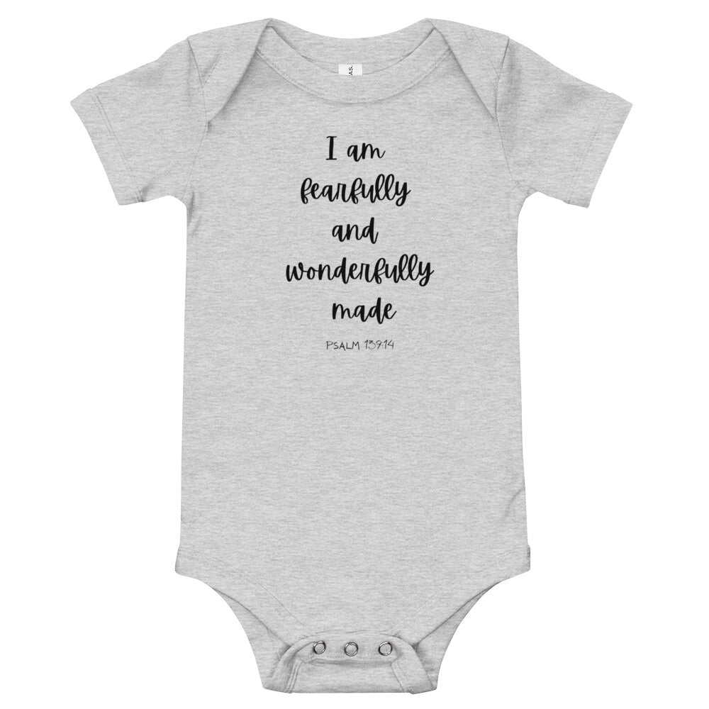 Fearfully & Wonderfully Made Onesie