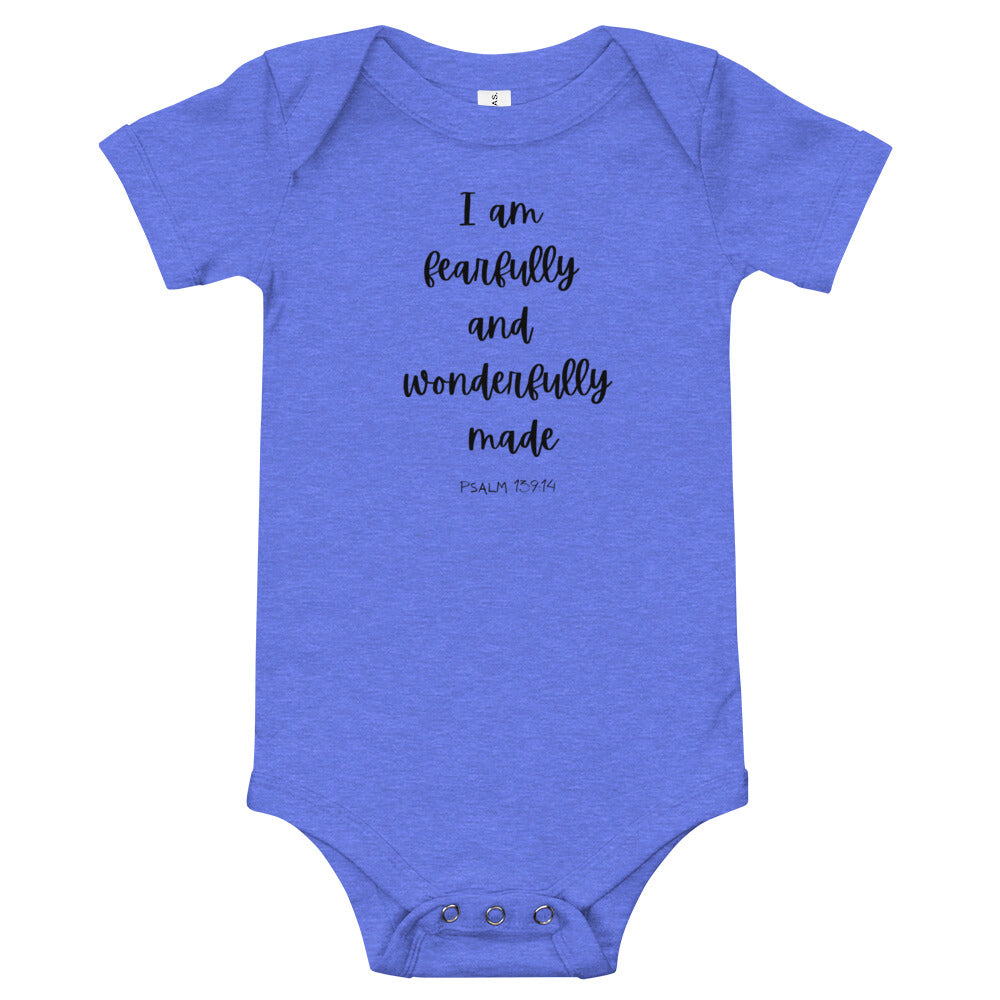 Fearfully & Wonderfully Made Onesie