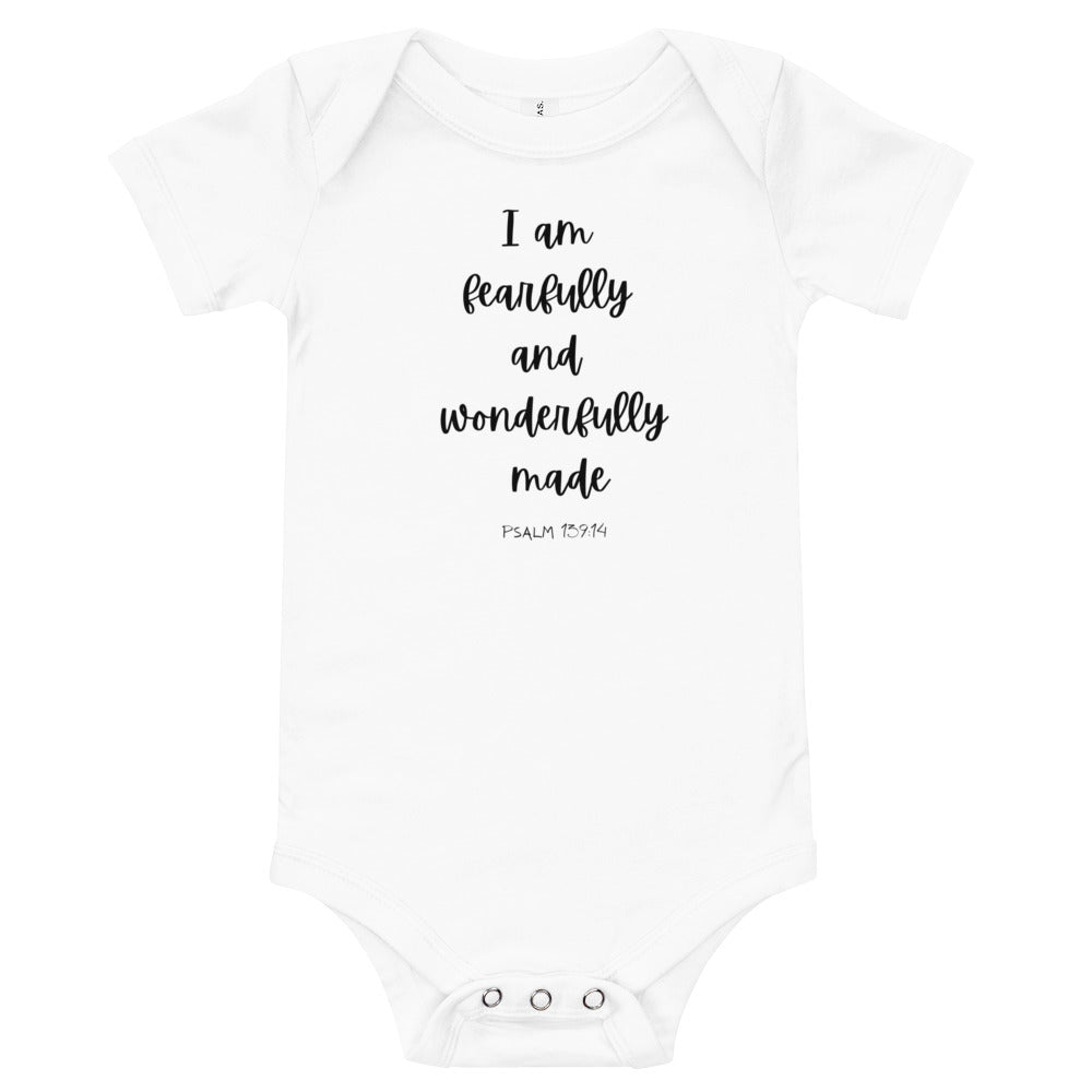 Fearfully & Wonderfully Made Onesie