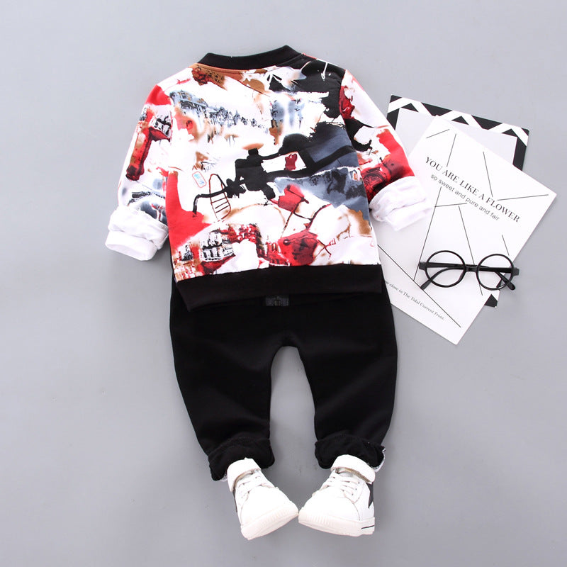 Boys Handsome Three-Piece Outfit