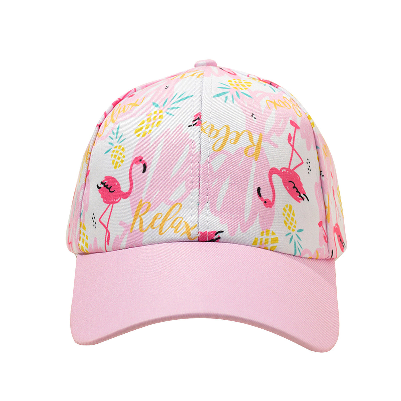 New Cartoon Print Adjustable Children's Baseball Cap Four Seasons Casual Baby Hat